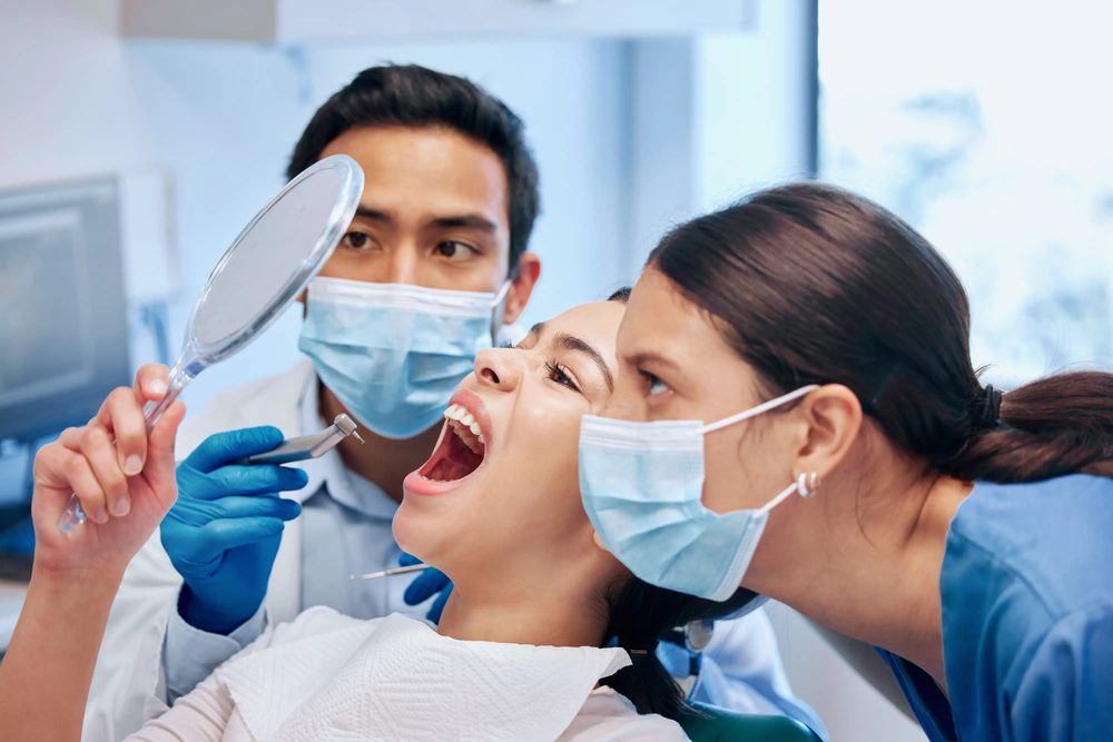 A gentle dental cleaning and checkup at Pearl Zadeh DDS